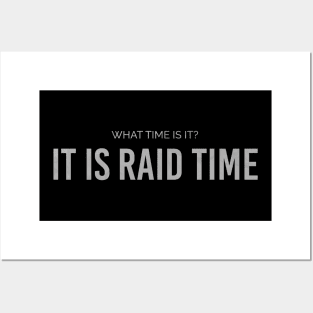 MMO Raid Time Posters and Art